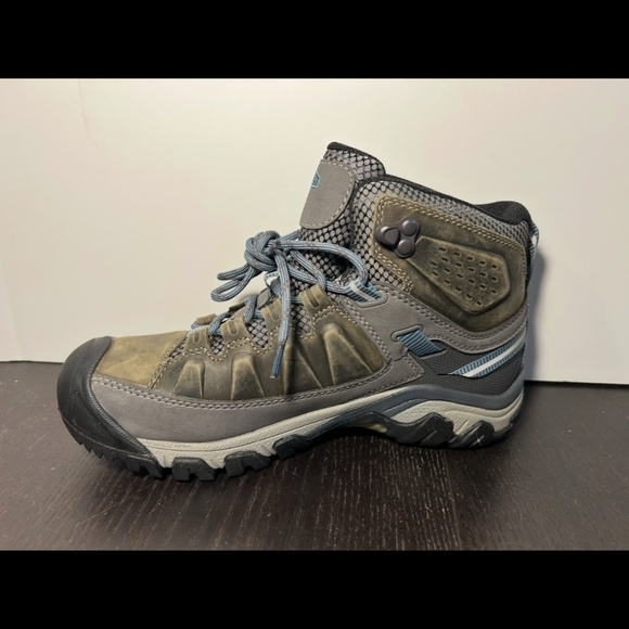 NWOB Keen Targhee III Waterproof Mid Hiking Shoes Magnet/Atlantic Blue Womans 7 - Picture 8 of 15